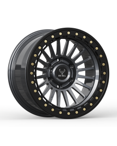 Big Bull Alpha 18X9 Gunmetal W/ Black Ring