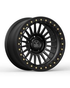 Big Bull Alpha 18X9 Satin Black W/ Black Ring