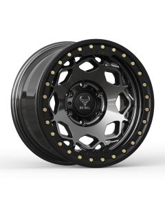 Big Bull Tank 17X9 Gunmetal W/ Black Ring